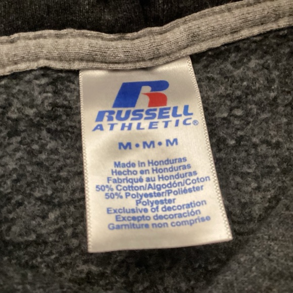 Bloomsburg University Huskies Men’s Hoodie size medium Russell Athletic - Picture 9 of 13